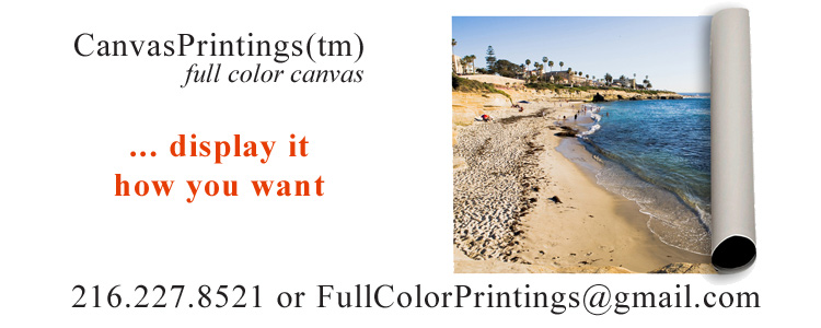 CanvasPrintings™ full color canvas 