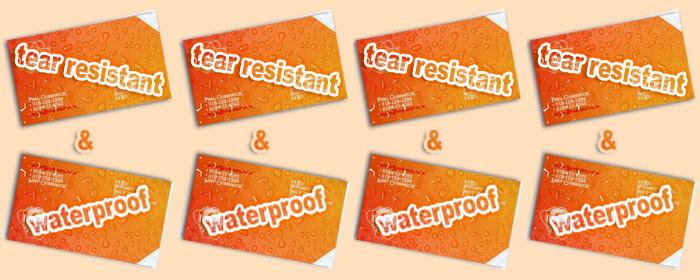 ULTRA™ waterproof tearproof cards 